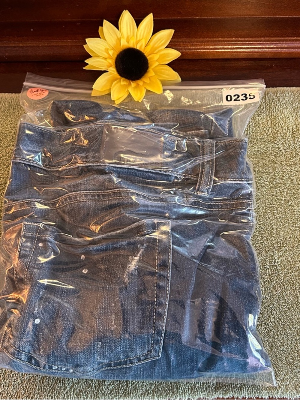 Maurices Womens Jeans Distressed Ripped Sz 18 XL mid Rise Stretch #235 - Picture 17 of 17